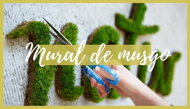 Mural de musgo